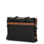 Sacoche ordinateur le tanneur maurice 13 pouces noir / tan