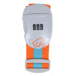Sangle de bagages  code go travel scurit color orange / bleu