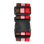 Sangle de bagages kinston tricolore rouge