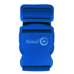 Sangle de bagages r�glables a�rial - grande attache bleu fonc�