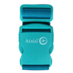 Sangle de bagages rglables arial - grande attache turquoise bleu