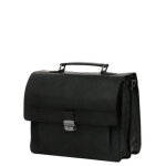 Serviette burkely vintage scott 38 cm - 2 soufflets black noir Serviette burkely vintage scott 38 cm - 2 soufflets black noir