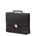 Serviette cuir gérard henon golf 38 cm - 1 compartiment choco marron Serviette cuir gérard henon golf 38 cm - 1 compartiment choco marron