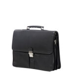 Serviette gérard henon golf 41 cm - 3 compartiments noir Serviette gérard henon golf 41 cm - 3 compartiments noir