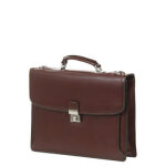 Serviette grard henon atout 38 cm - 1 compartiment choco marron