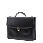 Serviette g�rard henon atout 38 cm - 1 compartiment noir