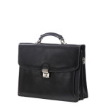 Serviette gérard henon atout 38 cm - 2 compartiments noir Serviette gérard henon atout 38 cm - 2 compartiments noir