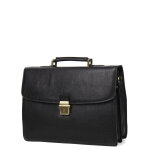 Serviette g�rard h�non arizona 38 cm - 2 soufflets noir