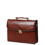 Serviette g�rard h�non executive 38 cm - 2 soufflets marron