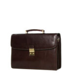 Serviette gérard hénon executive 42 cm choco marron Serviette gérard hénon executive 42 cm choco marron