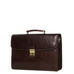 Serviette g�rard h�non executive 42 cm choco marron