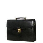 Serviette gérard hénon executive 42 cm noir Serviette gérard hénon executive 42 cm noir