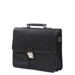 Serviette gérard henon golf 38 cm - 2 compartiments noir Serviette gérard henon golf 38 cm - 2 compartiments noir