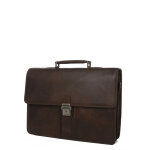 Serviette g�rard h�non outland 40 cm - 2 soufflets choco marron