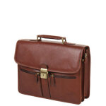 Serviette g�rard h�non renaissance 38 cm - 2 soufflets marron solde