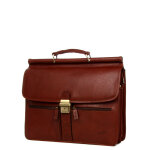 Serviette g�rard h�non renaissance 40 cm - 2 soufflets marron