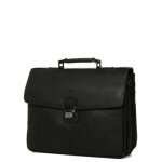 Serviette hexagona différence 40 cm - 2 soufflets noir Serviette hexagona différence 40 cm - 2 soufflets noir