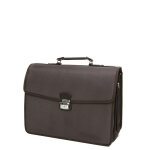Serviette hexagona worker 40 cm - 3 soufflets marron fonc�