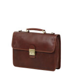 Serviette katana premium 38 cm - 1 soufflet marron