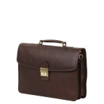 Serviette katana premium 38 cm - 2 soufflets chocolat marron