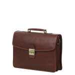 Serviette katana premium 38 cm - 2 soufflets marron