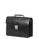 Serviette katana premium 38 cm - 2 soufflets noir