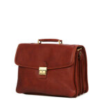 Serviette katana premium 41 cm - 4 soufflets marron