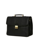 Serviette katana premium 41 cm - 4 soufflets noir Serviette katana premium 41 cm - 4 soufflets noir