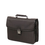 Serviette katana work 38 cm - 2 soufflets chocolat marron