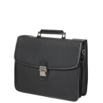 Serviette katana work 38 cm - 2 soufflets noir