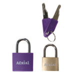 Set de 2 cadenas  cl arial violet