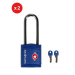 Set de 2 cadenas  cl tsa samsonite midnight blue bleu