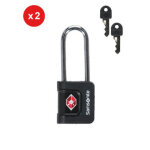 Set de 2 cadenas � cl� tsa samsonite ta revolution noir