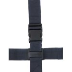 Set de 2 sangles croises airtex bleu