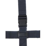 Set de 2 sangles crois�es airtex bleu