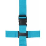 Set de 2 sangles croises airtex bleu turquoise