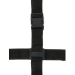 Set de 2 sangles croises airtex noir