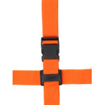 Set de 2 sangles croises airtex orange