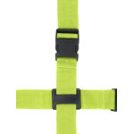 Set de 2 sangles croises airtex vert lime