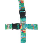 Set de 2 sangles crois�es periea tropical parrots vert