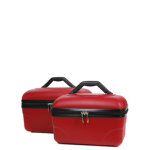 Set de 2 vanity cases rigides kinston constance 34 cm rouge Set de 2 vanity cases rigides kinston constance 34 cm rouge