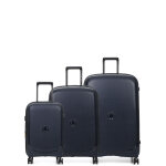 Set 3 valises rigides delsey belmont plus eco bleu