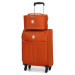 Set vanity et valise cabine lys las vegas 55x35x20 cm cognac orange