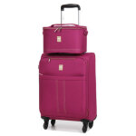 Set vanity et valise cabine lys las vegas 55x35x20 cm magenta rose