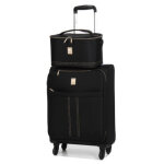Set vanity et valise cabine lys las vegas 55x35x20 cm noir
