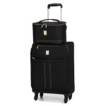 Set vanity et valise cabine lys las vegas 55x35x20 cm noir