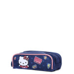Trousse hello kitty & friends - 2 compartiments marine bleu