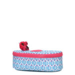Trousse kipling duobox dreamy geo c bleu