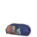Trousse naruto shipudden sasuke - 2 compartiments bleu marine