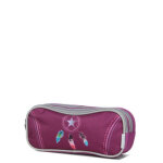 Trousse phil�as fashion plume - 2 compartiments violet solde